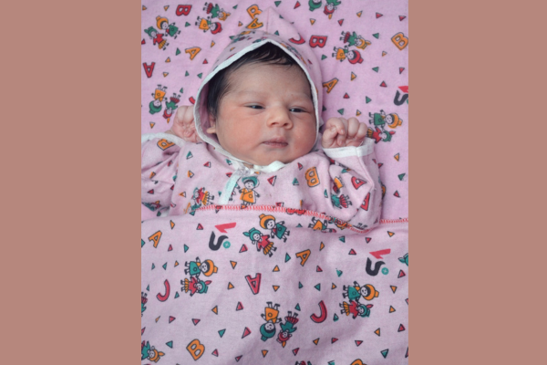 Complimentary first dress for the baby